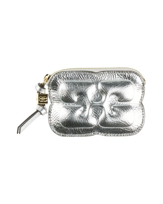 Ganni Metallic Cardholders