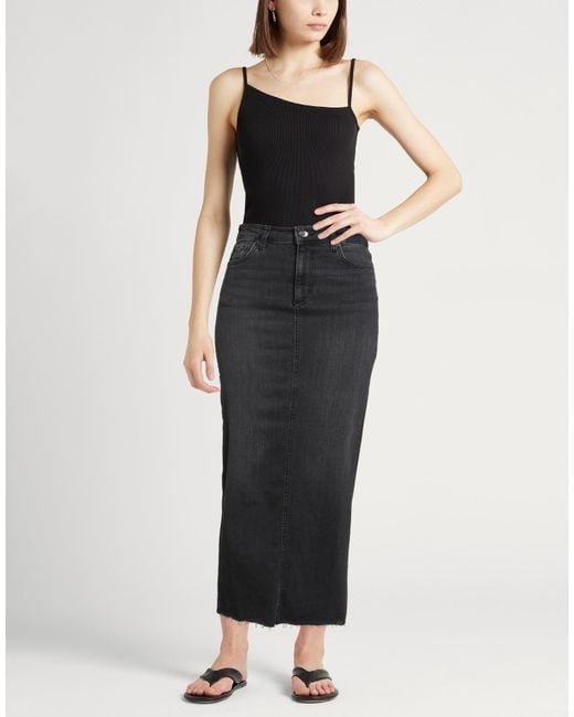 Liu Jo Black Denim Skirt