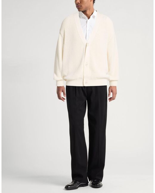 Lardini White Cardigan for men