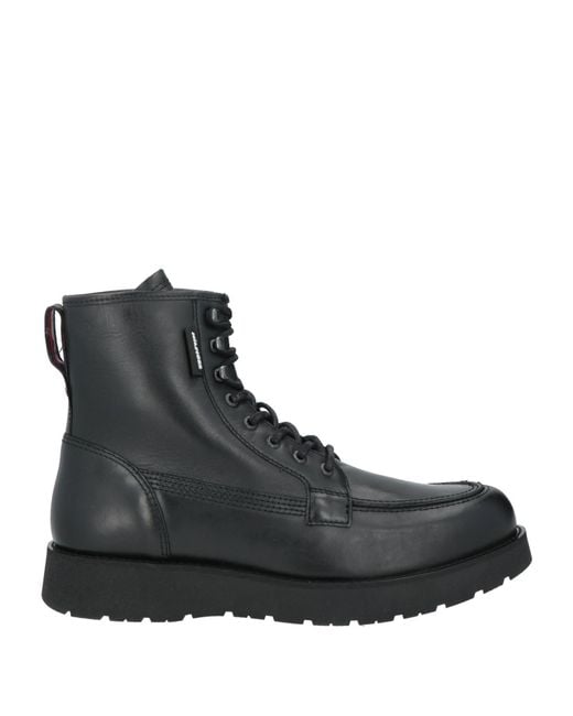 Tommy Hilfiger Black Ankle Boots for men