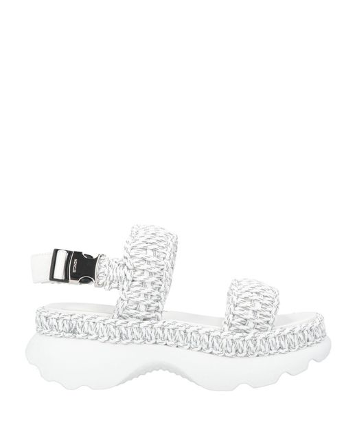 Moncler White Sandals