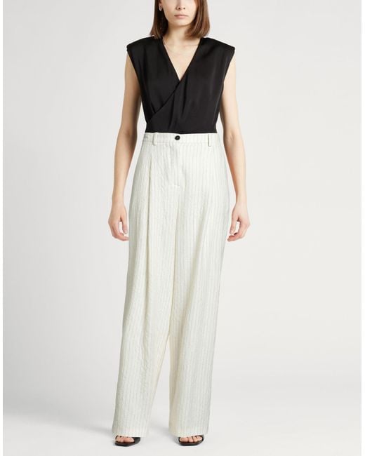 Alysi White Trouser