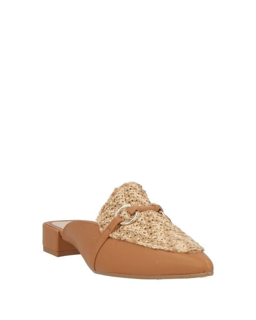 Nila & Nila Brown Mules & Clogs