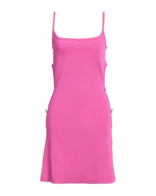 Mach & Mach Pink Mini Dress