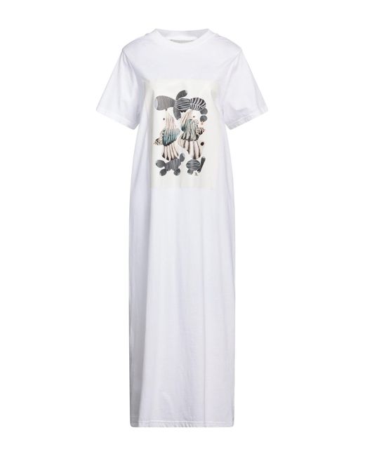 Tela White Maxi Dress