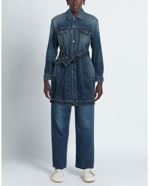 DSquared² Blue Denim Outerwear