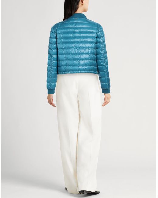 Herno Blue Azure Puffer Polyamide, Elastane