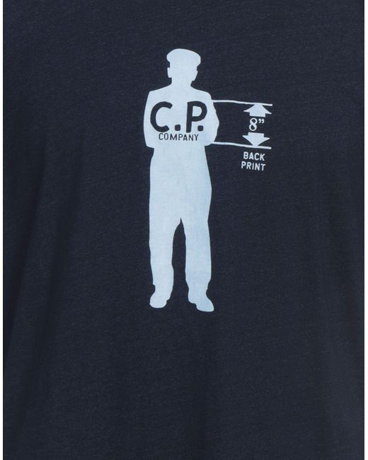 C P Company T-shirts in Blue für Herren