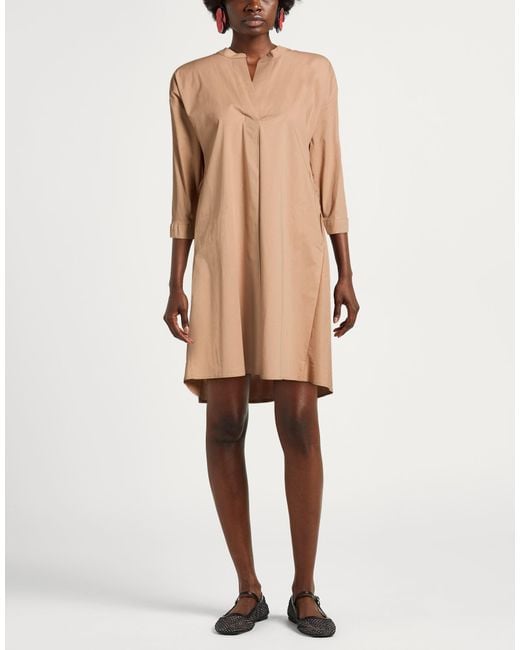 Robe Courte Alpha Studio en coloris Natural
