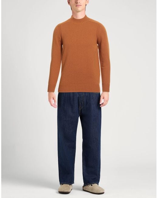 Gran Sasso Brown Sweaters for men