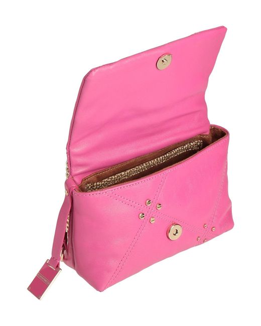 Borsa A Spalla di Borbonese in Pink