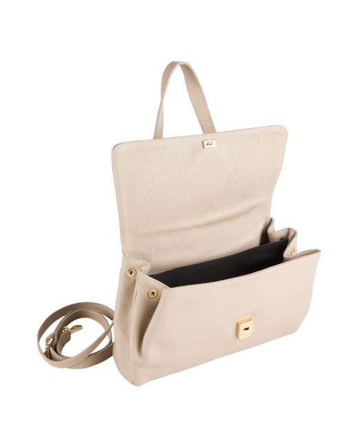 Marc Ellis Natural Taupe Handbag Leather