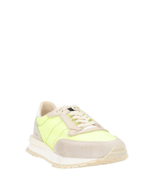 HIDNANDER Yellow Sneakers for men