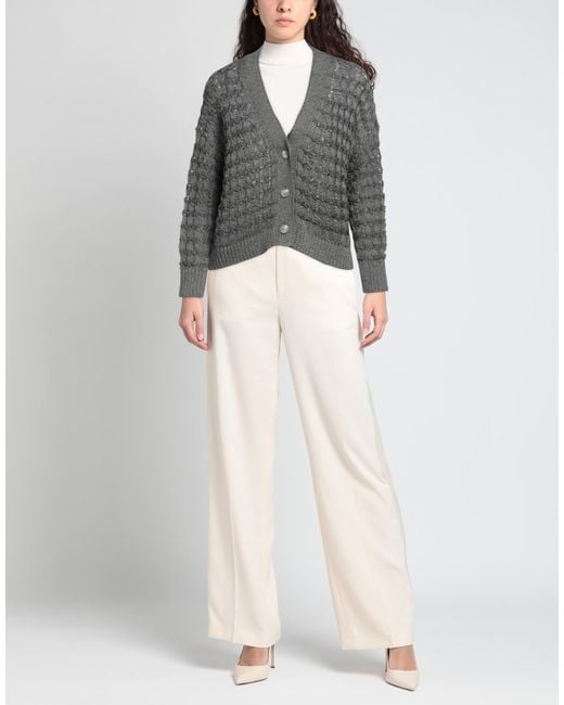 Fabiana Filippi Gray Cardigan