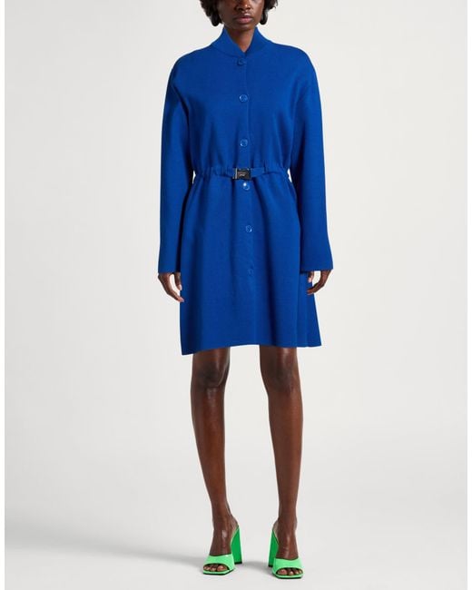 Boutique Moschino Blue Mini Dress Cotton, Polyester