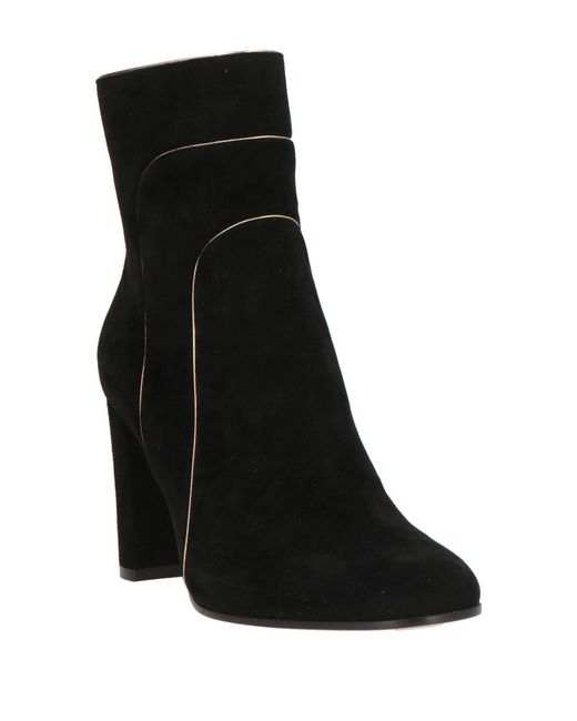 Gianvito Rossi Black Ankle Boots Leather