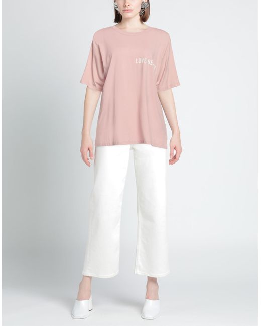 Golden Goose Deluxe Brand Pink T-shirts