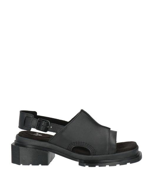 Dr. Martens Black Sandals Leather