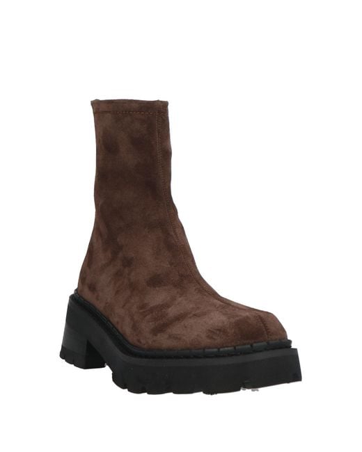 By Far Brown Ankle Boots