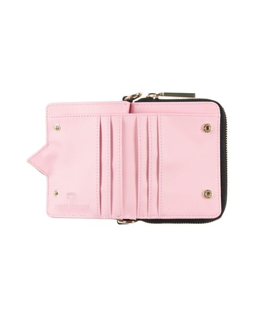Chiara Ferragni Black Crossbody Wallet