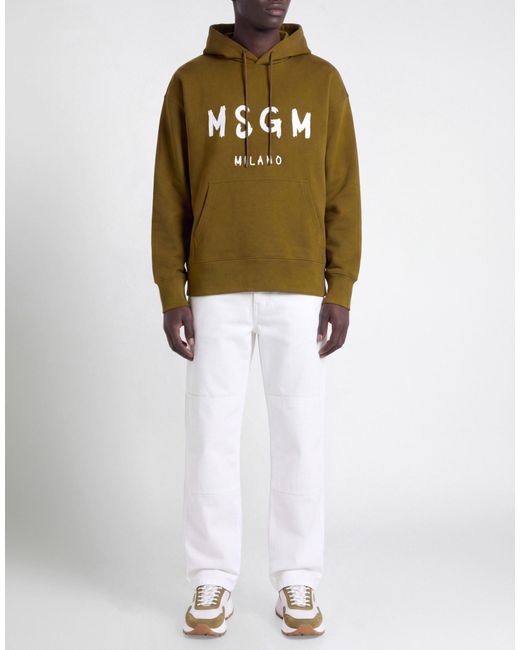 Sudadera MSGM de hombre de color Green