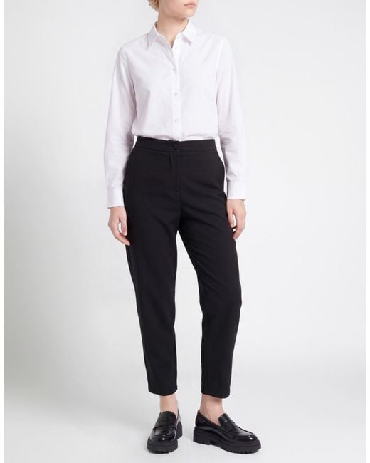 ViCOLO Black Pants Polyester, Viscose, Elastane