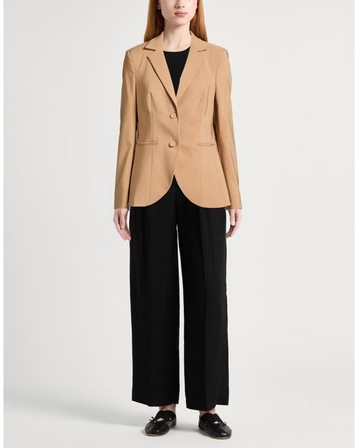 Relish Natural Blazer Polyester, Elastane