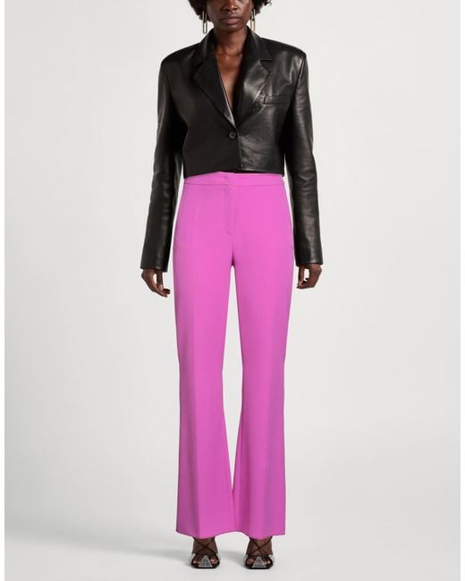 Camilla Pink Pants Polyester, Elastane