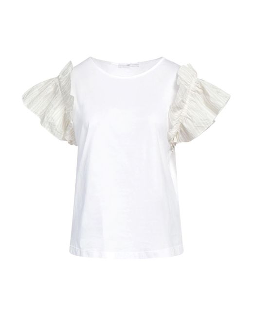 T-shirt High en coloris White