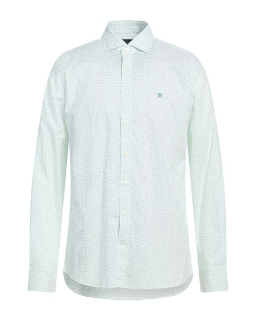 Hackett Blue Shirt Cotton for men