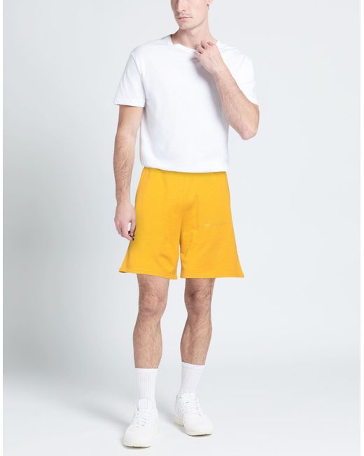 BEL-AIR ATHLETICS Yellow Shorts & Bermuda Shorts for men