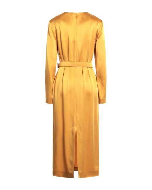 Rochas Yellow Midi Dress