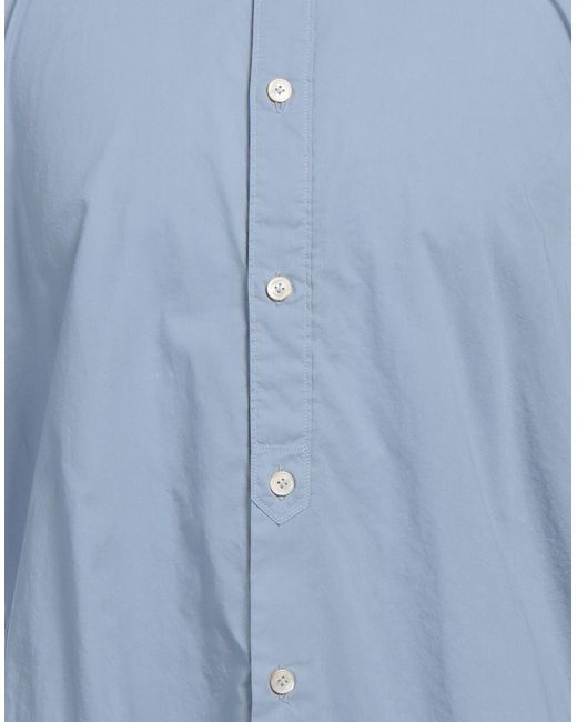 Camisa Eleventy de hombre de color Blue