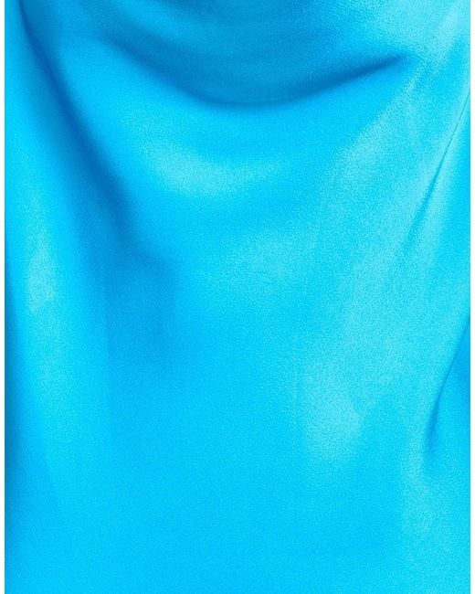 Max Mara Blue Azure Top Acetate, Viscose