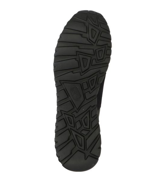 Testoni Black Midnight Sneakers Leather for men