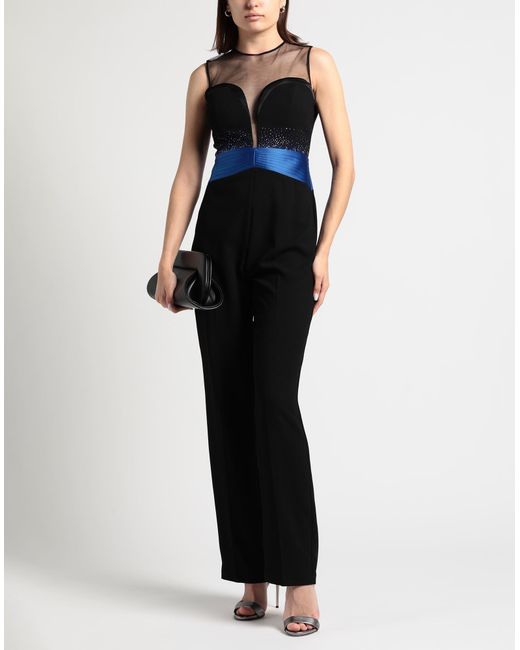 Camilla Blue Jumpsuit Polyester, Elastane