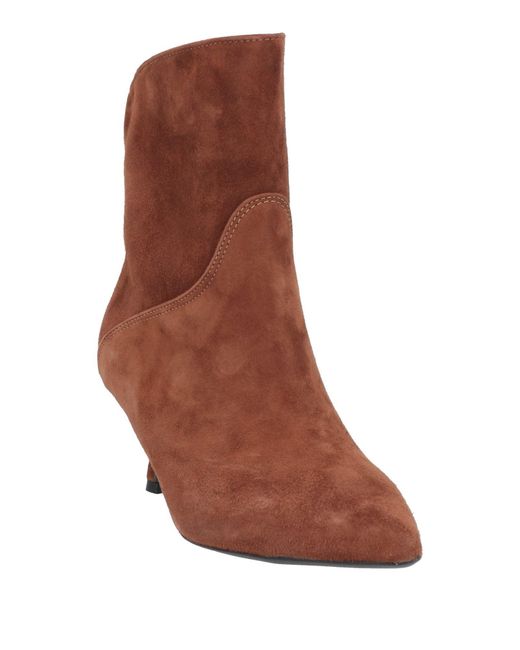 Doop Brown Ankle Boots Leather