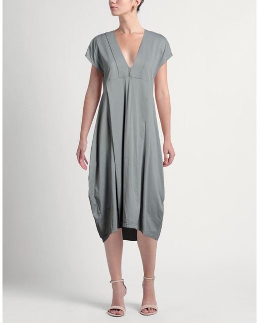 Pierantonio Gaspari Gray Midi Dresses