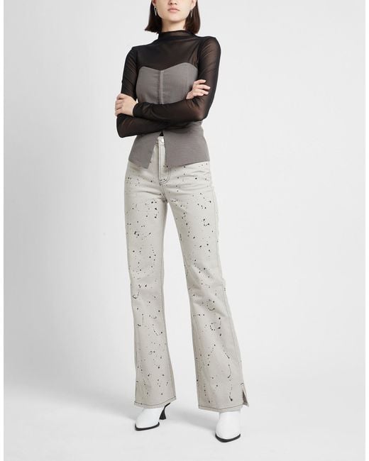 8 by YOOX Gray Jeans