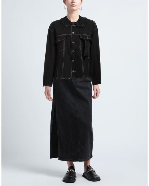 Julfer Black Denim Outerwear