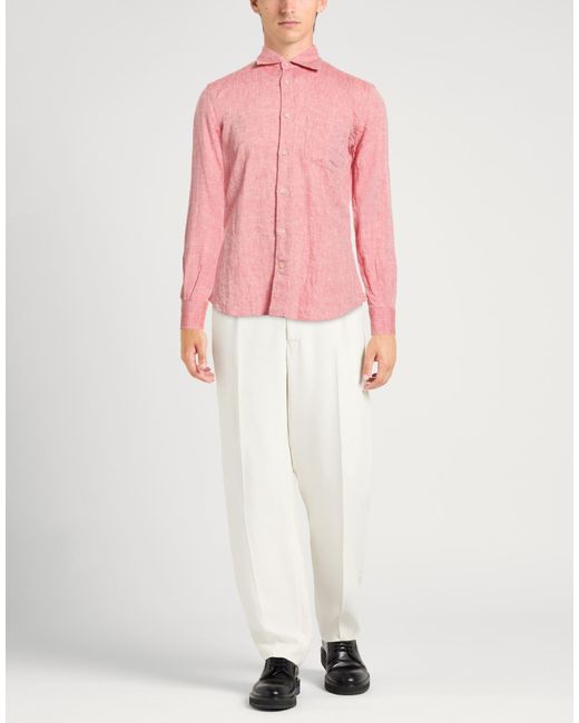 Glanshirt Pink Shirts for men