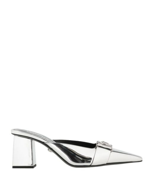 Versace Metallic Mules & Clogs