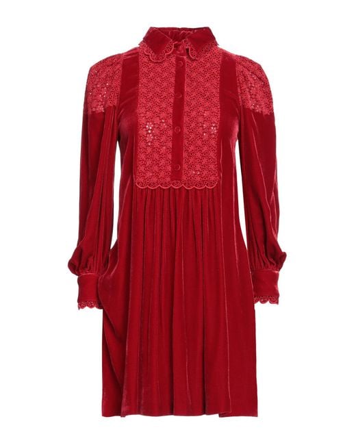 Giovanni bedin Red Mini Dress