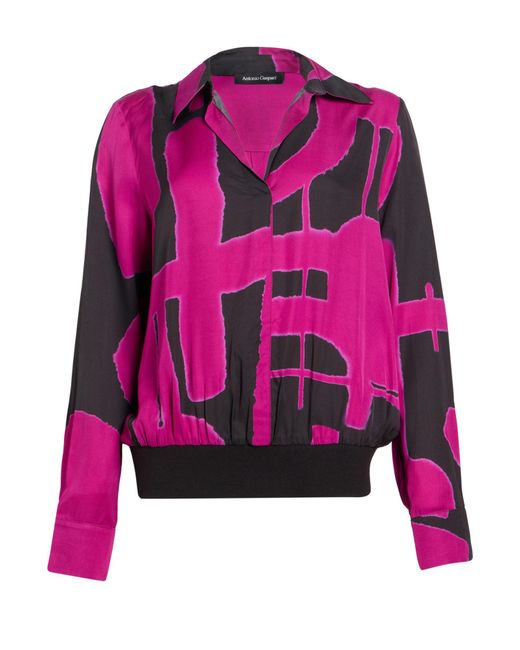 Pierantonio Gaspari Pink Top Viscose