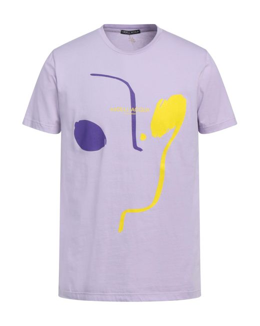 Alessandro Dell'acqua Purple T-shirt for men
