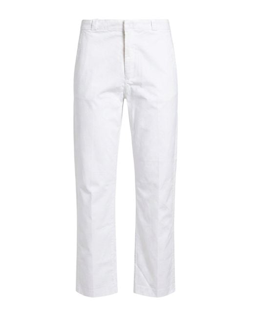 Haikure White Pants Cotton, Elastane