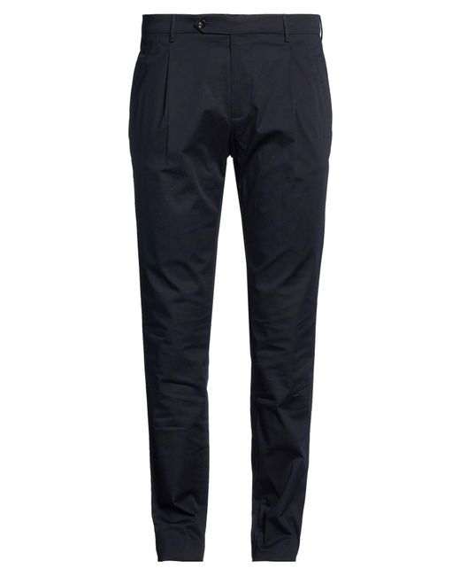 Berwich Blue Midnight Pants Cotton, Elastane for men