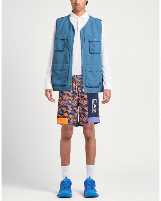 EA7 Blue Shorts & Bermuda Shorts for men
