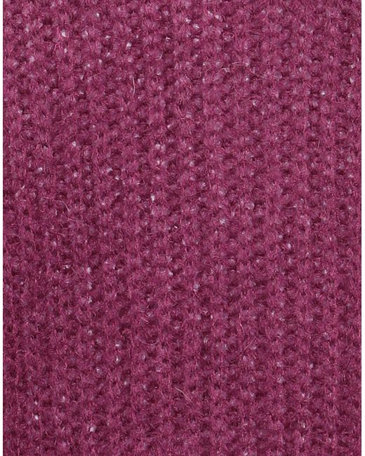 Rossopuro Purple Turtleneck Acrylic, Polyamide, Mohair Wool
