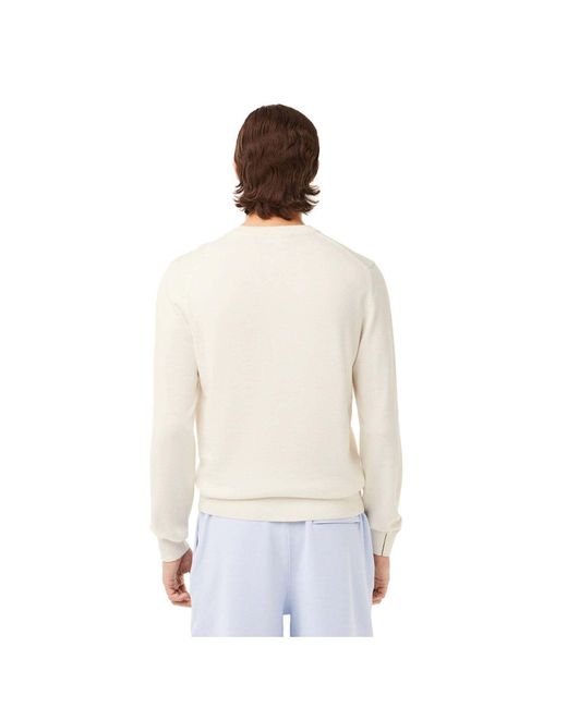 Pullover Lacoste pour homme en coloris White